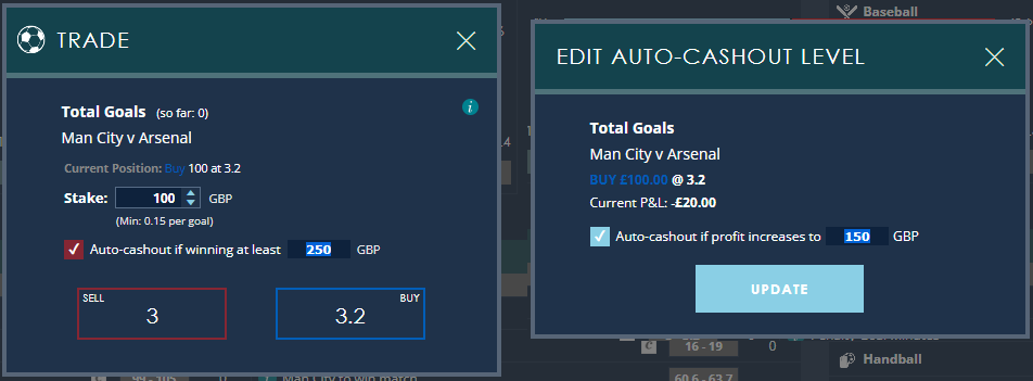 Autocashout