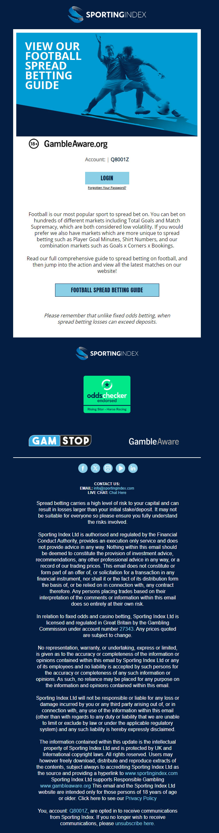 505316 Football Spread Betting Guide